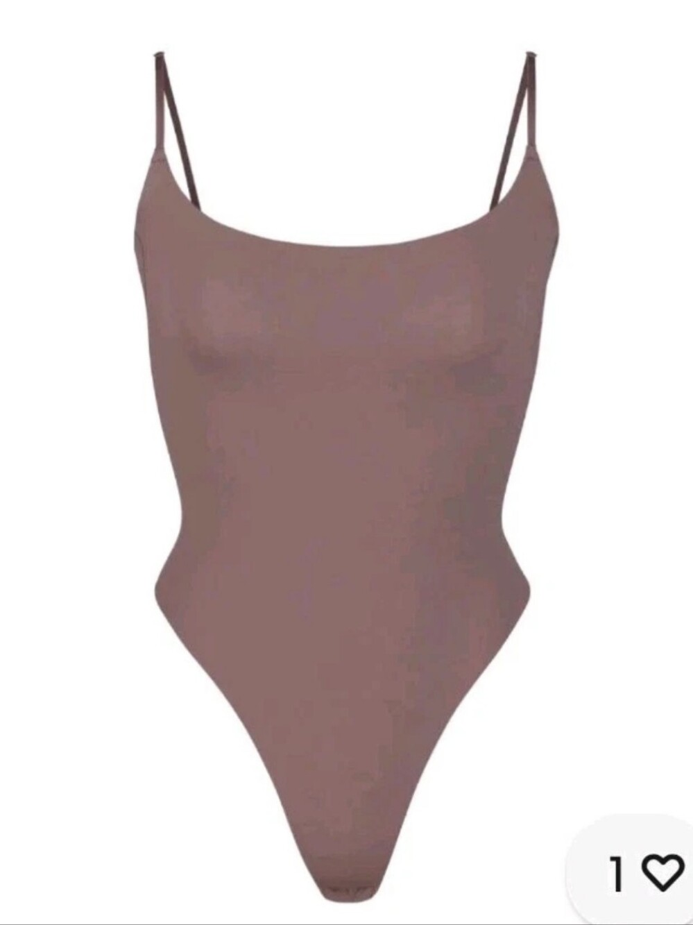 SKIMS-FITS EVERYBODY CAMI BODYSUIT-Jasper-S+BRALETTE TAN S